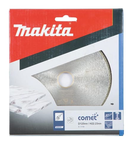 ⁨MAKITA DIAMOND BLADE 125x22,23mm SOLID (WET) MARBLE⁩ at Wasserman.eu