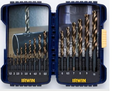 ⁨IRWIN ZESTAW 15szt. TURBOMAX 1.5mm, 2mm, 2.5mm, 3mm, 3.5mm, 4mm, 4.5mm, 5mm, 5.5mm, 6mm, 6.5mm, 7mm, 8mm, 9mm, 10mm⁩ w sklepie Wasserman.eu