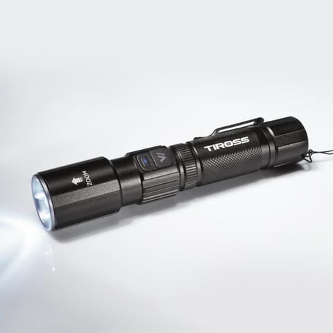 ⁨TIROSS LED FLASHLIGHT 1000 lm RECHARGEABLE TS1890⁩ at Wasserman.eu