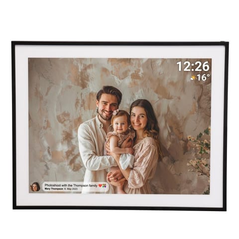⁨Denver photo frame with FRAMEO 19" 32GB black⁩ at Wasserman.eu
