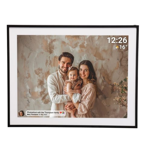 ⁨Ramka na zdjęcia Denver z FRAMEO 19" 32GB czarna⁩ w sklepie Wasserman.eu