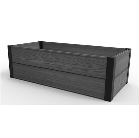 ⁨KETER VEGETABLE GARDEN GRAPHITE Maple Trough 106 x 50 x 32cm⁩ at Wasserman.eu