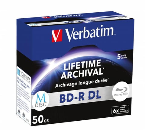 ⁨Verbatim MDisc BD-R DL 6X 50GB 5 Pack⁩ w sklepie Wasserman.eu
