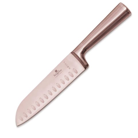 ⁨STALOWY NÓŻ SANTOKU BERLINGER HAUS 17,5cm BH-2935 ROSE GOLD⁩ w sklepie Wasserman.eu