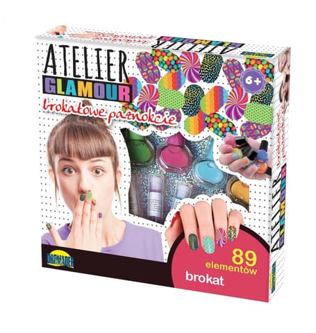 ⁨Set Atelier Glamour Glitter nails⁩ at Wasserman.eu