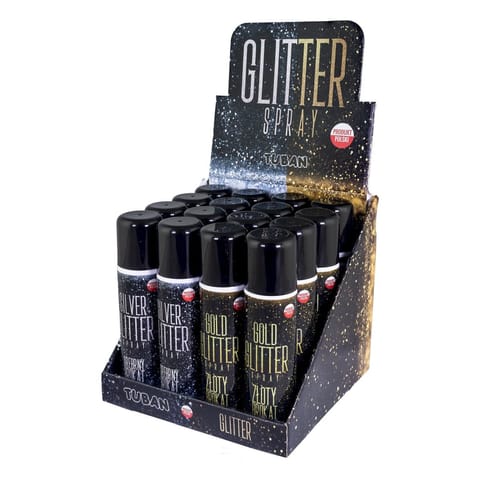 ⁨Spray glitter display 16 pieces⁩ at Wasserman.eu