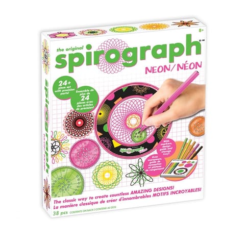 ⁨Spirograph neon⁩ at Wasserman.eu