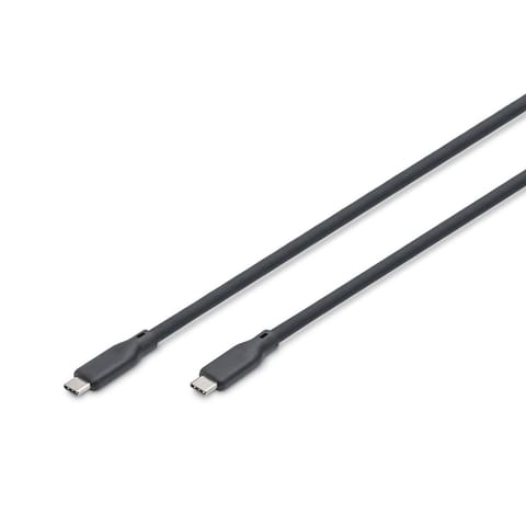 ⁨DIGITUS USB 4.0 Kabel Typ C -C Silikon St/St 2m      schwarz⁩ at Wasserman.eu