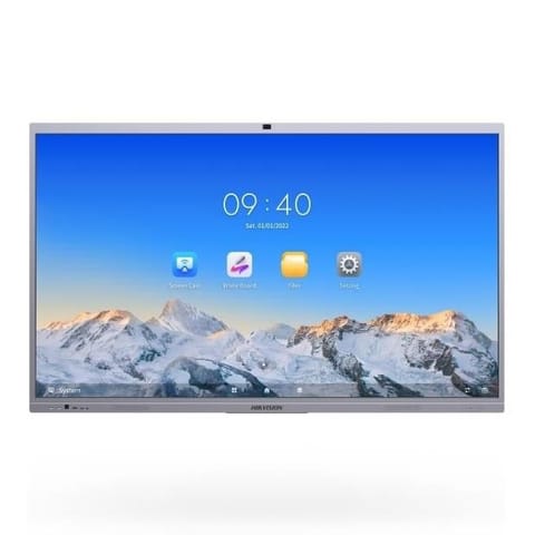 ⁨HIKVISION DS-D5C86RB/B 86" 4K Interactive Flat Panel with Camera (Android 13.0, EDLA)⁩ at Wasserman.eu