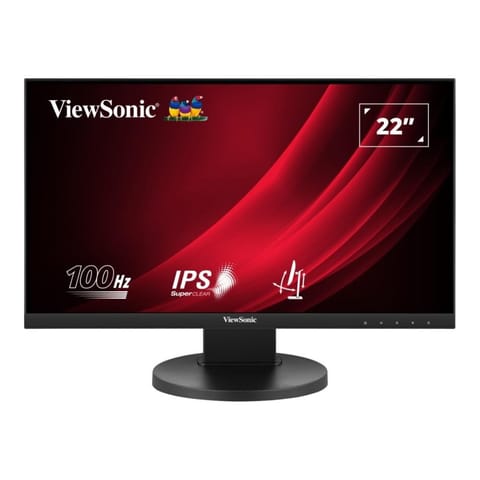 ⁨ViewSonic 21.5" VG2208A-HD Ergonomic Monitor IPS FHD 100Hz HDMI DP VGA⁩ at Wasserman.eu