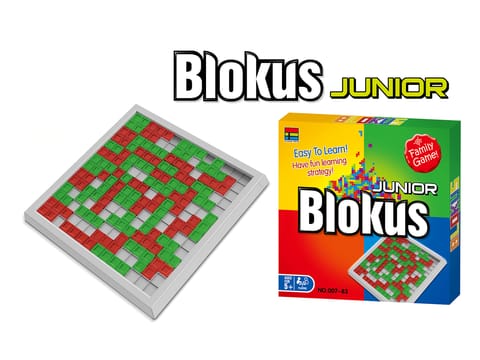 ⁨Strategiczna gra logiczna "BLOKUS JUNIOR" Układanka, Plansza + Klocki⁩ w sklepie Wasserman.eu