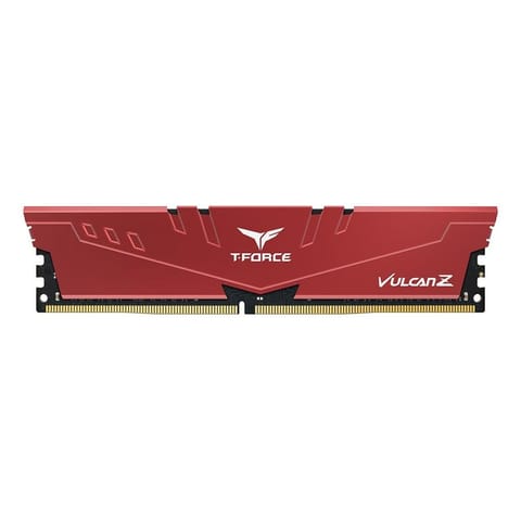 ⁨Team Group T-FORCE Vulcan DDR4 Memory with 8GB (1x8GB) 3200MHz CL16 1.35V Red⁩ at Wasserman.eu