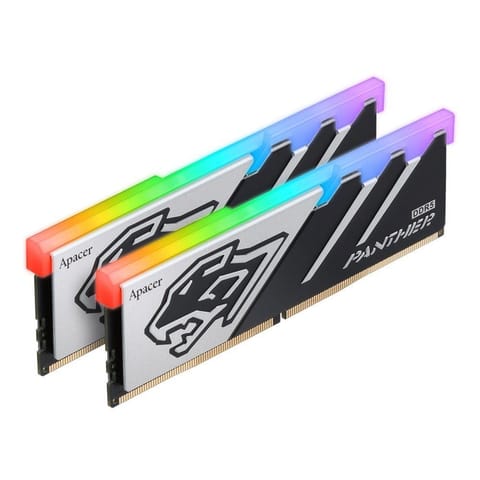 ⁨DDR5 memory Apacer Panther RGB 32GB (2x16GB) 6400MHz CL32 1.35V XMP⁩ at Wasserman.eu