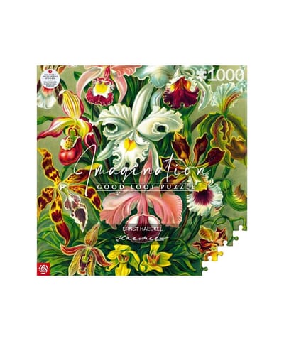 ⁨Imagination Puzzle: Ernst Haeckel Orchid 1000 elements⁩ at Wasserman.eu