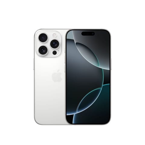 Apple iPhone 16 Pro 16 cm (6.3") Dual SIM iOS 18 5G USB Type-C 128 GB White at Wasserman.eu