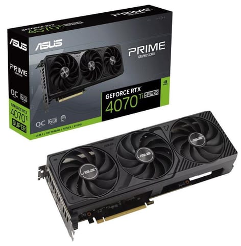 ⁨ASUS PRIME-RTX4070TIS-O16G     16GB GDDR6X HDMI DP⁩ at Wasserman.eu