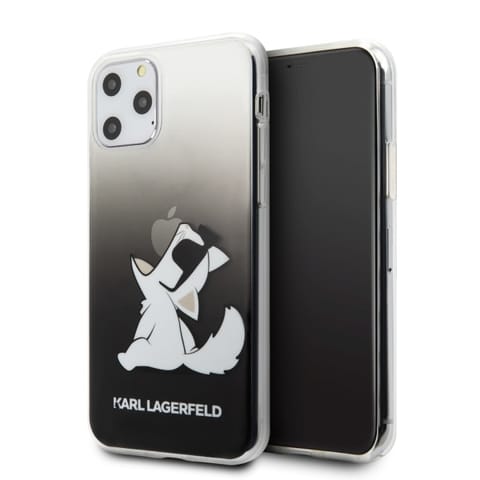 ⁨Karl Lagerfeld KLHCN65CFNRCBK iPhone 11 Pro Max hardcase czarny/black Choupette Fun⁩ w sklepie Wasserman.eu