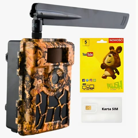 ⁨Fotopułapka Kamera Leśna SF5.8AES GPS GSM 4G LTE 24Mpx Full-HD⁩ w sklepie Wasserman.eu