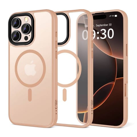 ⁨Etui IPHONE 16 PRO MAX Tech-Protect Magmat MagSafe Matte Desert kremowe⁩ w sklepie Wasserman.eu