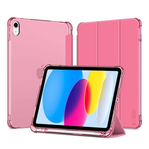 ⁨Etui IPAD 10 10.9 / 2022 Tech-Protect SC Pen Hybrid Crystal Magenta różowe⁩ w sklepie Wasserman.eu