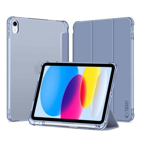 ⁨Etui IPAD 10 10.9 / 2022 Tech-Protect SC Pen Hybrid Crystal niebieskie⁩ w sklepie Wasserman.eu