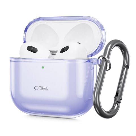 ⁨Etui do APPLE AIRPODS 4 Tech-Protect Flexair fioletowe⁩ w sklepie Wasserman.eu