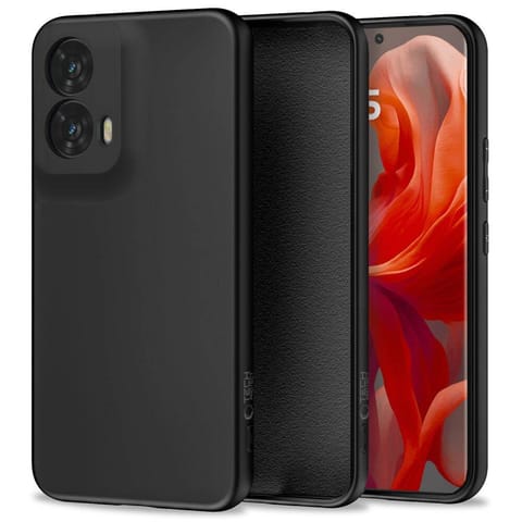 ⁨Etui MOTOROLA MOTO G85 5G Tech-Protect Icon czarne⁩ w sklepie Wasserman.eu