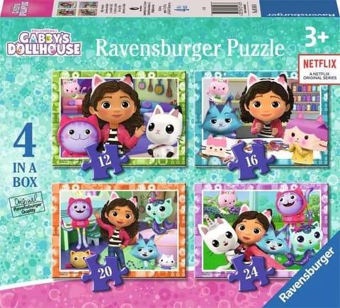 Puzzle 4w1 Koci Domek Gabi 12/16/20/24 elementy w sklepie Wasserman.eu