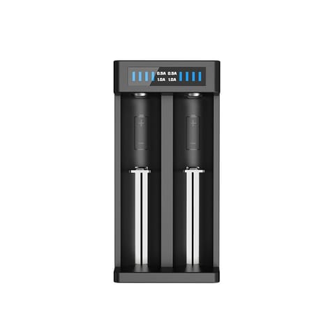 ⁨Battery charger for cylindrical Li-ion batteries 18650 Xtar MC2 PLUS⁩ at Wasserman.eu