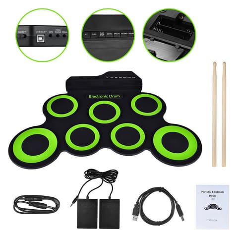 ⁨NN Roll Up Drum Pad - zwijana perkusja elektroniczna⁩ w sklepie Wasserman.eu
