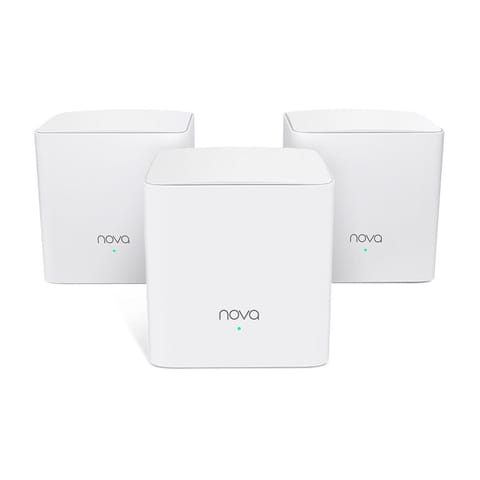 ⁨Tenda NOVA MW5G(3-PACK) mesh wi-fi system Dual-band (2.4 GHz / 5 GHz) Wi-Fi 5 (802.11ac) White 2 Internal⁩ at Wasserman.eu