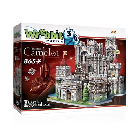 ⁨3D PUZZLE WREBBIT 3D CASTLES AND CATHEDRALS 2016 KING ARTHUR'S CAMELOT 865 PC(S)⁩ at Wasserman.eu