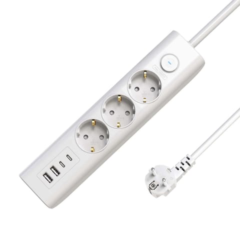 ⁨MicroConnect 3-way USB Schuko Power Strip⁩ w sklepie Wasserman.eu