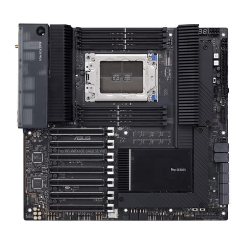 ⁨ASUS WRX80E-SAGE SE WIFI AMD WRX80 Socket SP3 Extended ATX⁩ at Wasserman.eu