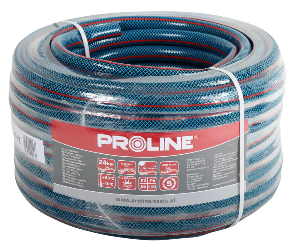 ⁨Garden hose 4 layers 1" 30m roll, proline⁩ at Wasserman.eu