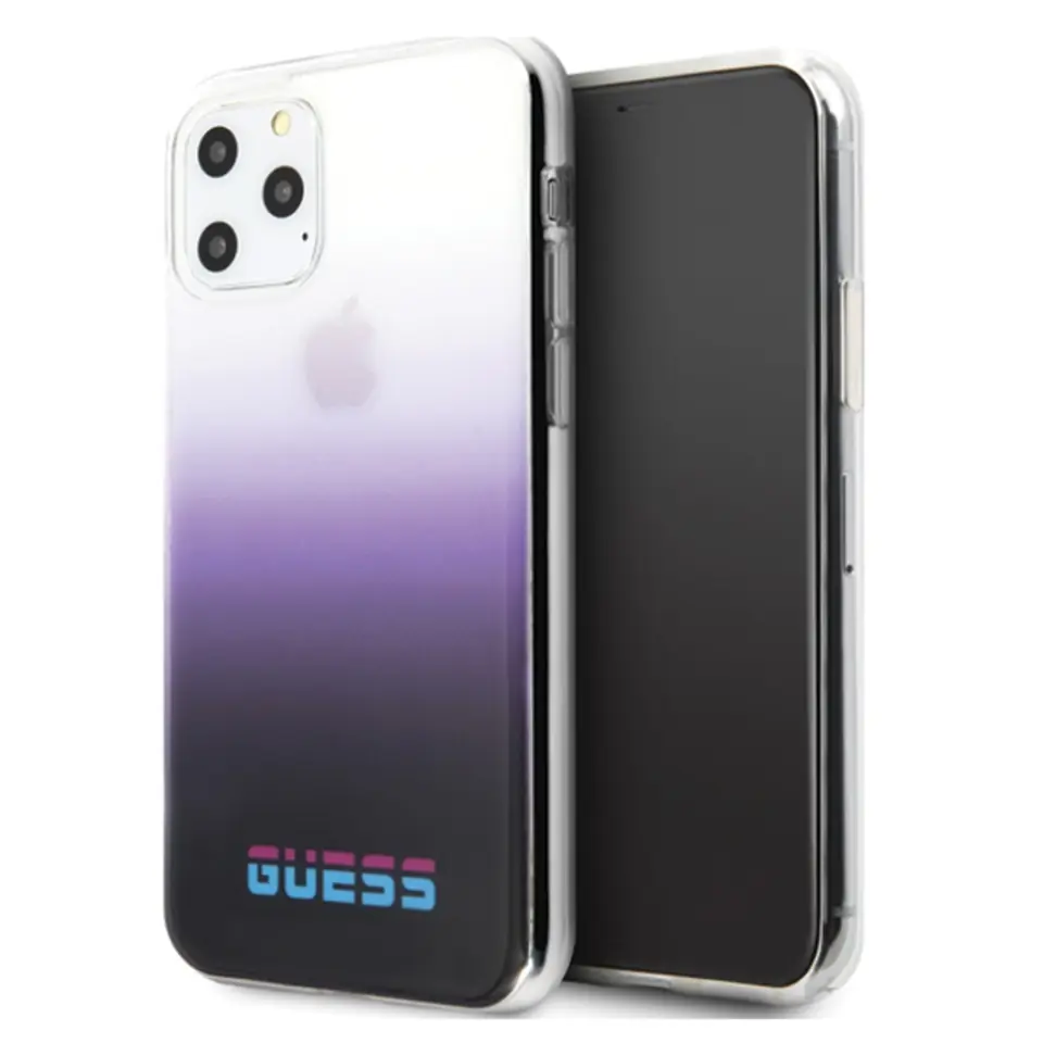 ⁨Guess GUHCN65DGCPI iPhone 11 Pro Max purple/gradient purple hard case California⁩ at Wasserman.eu