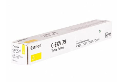 Canon Original Toner Cartridge CEXV29, yellow, 27000s, 2802B002, Canon iR-C5030, 5035, O at Wasserman.eu