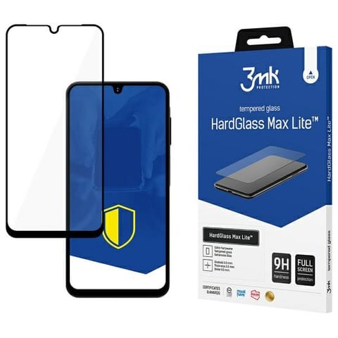 ⁨3MK HardGlass Max Lite Sam A16           czarny/black, Fullscreen Glass Lite⁩ w sklepie Wasserman.eu