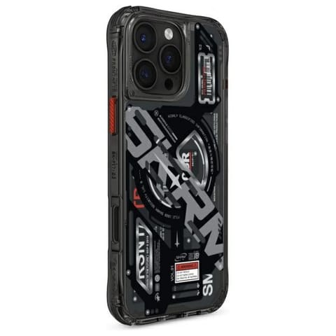 ⁨Skinarma etui Ekho iPhone 16 Pro 6.3"    Magnetic Charging czarny/black⁩ w sklepie Wasserman.eu