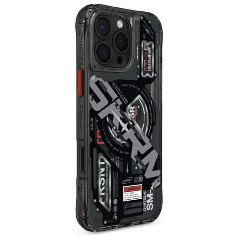 ⁨Skinarma etui Ekho iPhone 16 Pro Max     6.9" Magnetic Charging czarny/black⁩ w sklepie Wasserman.eu