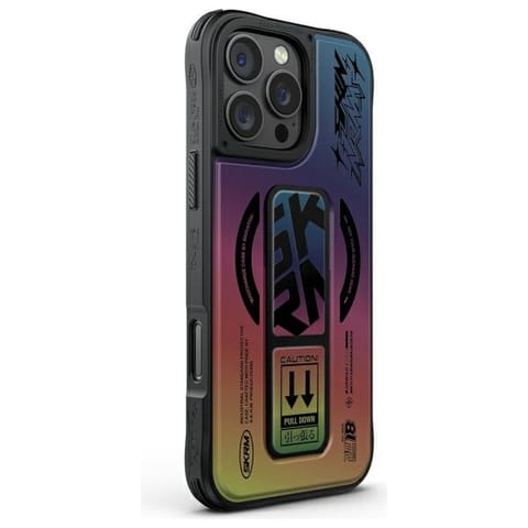 ⁨Skinarma etui Kira Kobai iPhone 16 Pro   6.3" Magnetic Charging Grip Stand hologram⁩ w sklepie Wasserman.eu