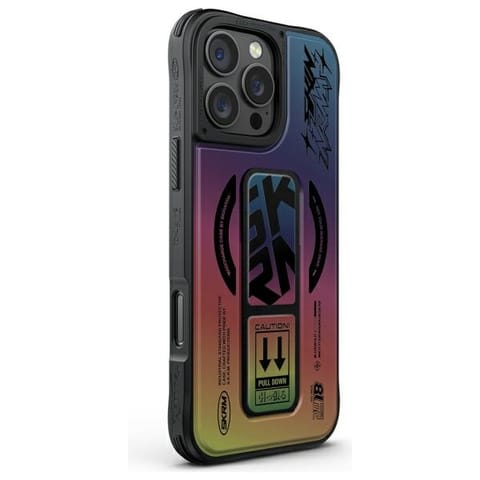 ⁨Skinarma etui Kira Kobai iPhone 16 Pro    6.3" Magnetic Charging Grip Stand hologram⁩ w sklepie Wasserman.eu