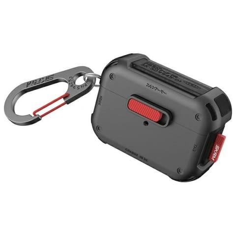 ⁨Skinarma etui Mecha AirPods Pro 2        szary/gunmetal⁩ w sklepie Wasserman.eu