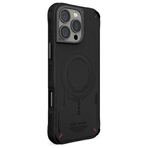 ⁨Skinarma etui Mecha iPhone 16 Pro 6.3"   Magnetic Charging czarny/black⁩ w sklepie Wasserman.eu