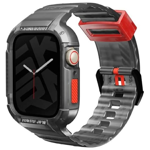 ⁨Skinarma pasek+etui Saido 2in1 Apple     Watch 45/44mm dymny/smoke⁩ w sklepie Wasserman.eu