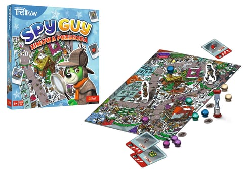 ⁨Gra planszowa Spy Guy Zimowa Przygoda Rodzina Treflików Trefl 02516⁩ w sklepie Wasserman.eu