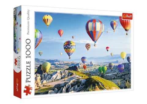 ⁨Puzzle 1000 el. Widok Na Kapadocję Trefl 10613⁩ w sklepie Wasserman.eu