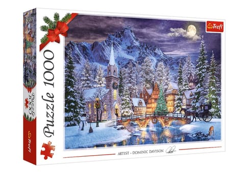 ⁨Puzzle 1000 el. Świąteczna Atmosfera Trefl 10629⁩ w sklepie Wasserman.eu