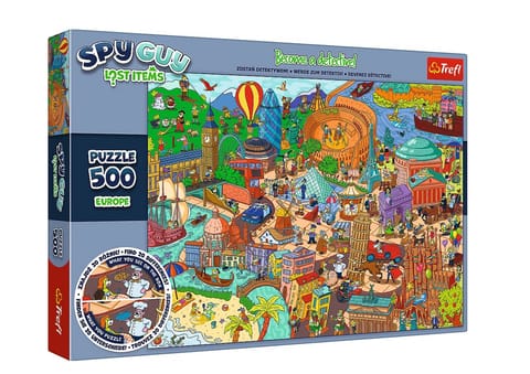 ⁨Puzzle Spy Guy Lost Items 500 el. Europa Trefl 37481⁩ w sklepie Wasserman.eu