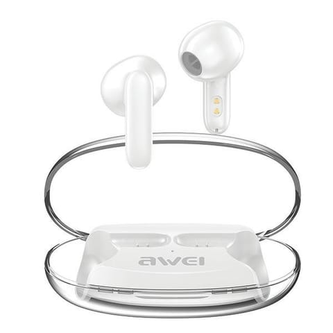 Słuchawki Bluetooth 5.3 T85 ENC TWS białe w sklepie Wasserman.eu